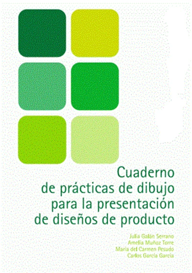 Cuaderno de prácticas de dibujo para la presentación de diseños de producto