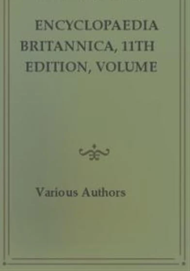 Encyclopaedia Britannica 11th Edition Volume 9 Slice 7