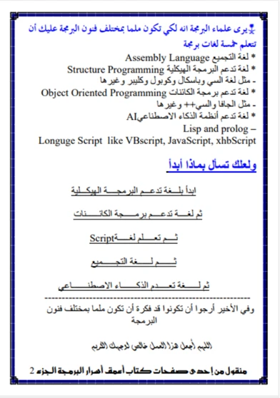 كيف تكون مبرمجا محترفا